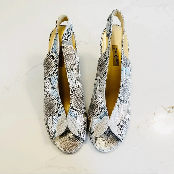 Paul Green Avanti Peep Toe Slingback | Silver Pebble | NIB | 9.5 - Picture 6 of 8